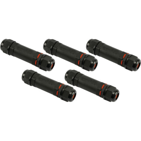 DAYTOOLS Connecteur de câble JW-17, 3 pôles, IP68, 450V, 5 pièces (1/2)