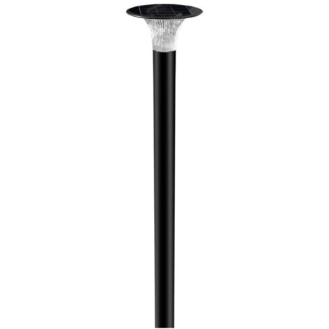 Lampadaire LED solaire V-TAC VT-413, 15 W, 6000 K + 4000 K, noir
