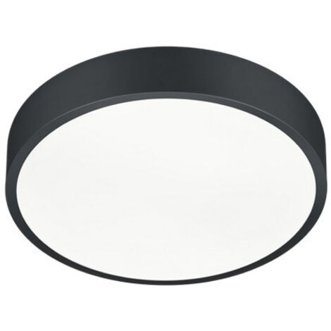 Plafonnier 1x led smd 28w 3200lm reglable 2300 4000k noir mat - trio - waco 63994273 63994273 (1/5)