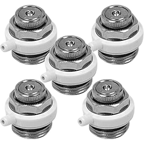 DUROVENT Purgeur de radiateur, entièrement automatique, 1/2", lot de 5