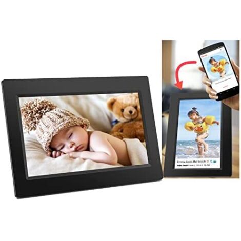 Denver PFF-1015B Cadre photo numérique noir 25,6 cm (10,1") Écran tactile Wifi (1/5)