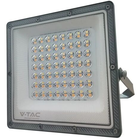 Phare LED SMD V-TAC 50W CCT 3en1 3000K-6500K avec LED remplaçables couleur grise IP65 - 23614 (1/5)