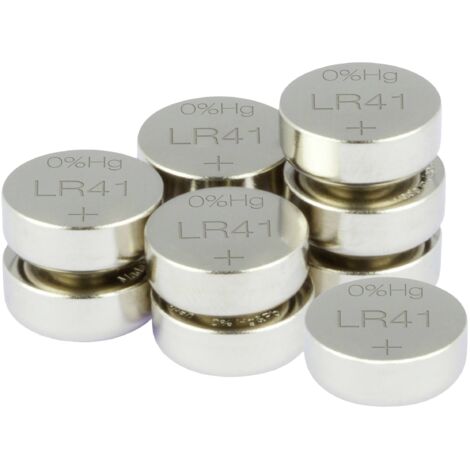 Lot de 10 piles bouton alcalines 1,5 V – Capacité 24 mAh – Compatible AG3, LR736, GP192 – Pour appareils électroniques - GP 192 SZ (1/6)