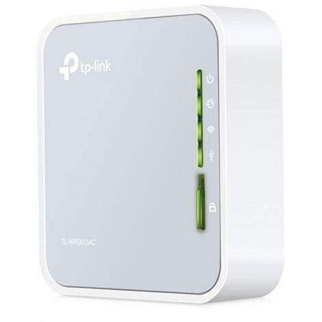 Tp-Link – Routeur Wi-Fi mobile AC750 – 2,4/5 GHz – Design compact pour déplacements – Connexion rapide jusqu'à 433 Mbps – Port Ethernet RJ-45 (1/6)