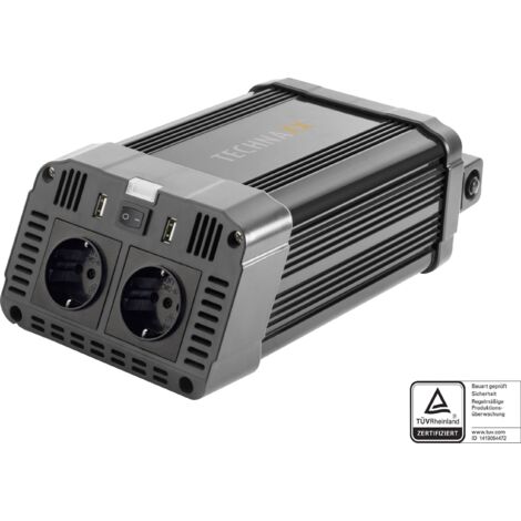 Technaxx Onduleur TE16 1200 W 12 V/DC - 230 V/AC X896671 (1/5)