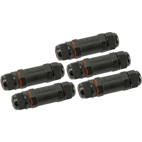 Raccord de câbles DAYTOOLS JW17-5P, 5 pôles, IP68, 450 V, 5 pièces (1/2)