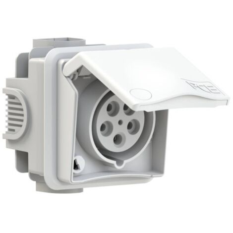 Prise encastrée PCE CEE 16 A, 400 V, IP44 (1/3)