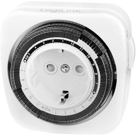LOGILINK ET0011 MINUTEUR ÉLECTRIQUE PROGRAMMATEUR JOURNALIER BLANC (1/5)