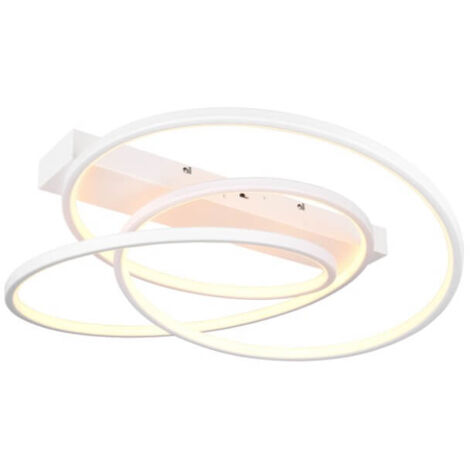 Plafonnier de chambre Darvin blanc - 65cm - 649110131 (1/3)