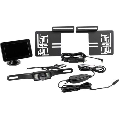 Eufab Système de recul vidéo sans fil lignes de guidage pied à ventouse, support de marquage noir D945131 (1/5)