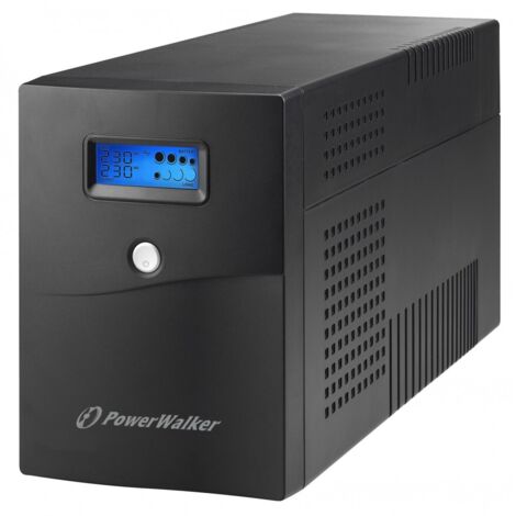 Onduleur PowerWalker VI 3000 SCL – 3000 VA, 1800 W – Tension d'entrée 162-290 V~ – 4 prises CEE 7/3 – Régulation automatique de tension