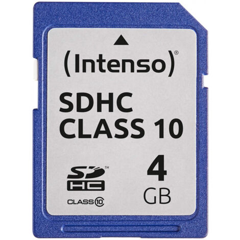 Carte SDHC INTENSO 3411450, 4 Go, Classe 10 (1/3)