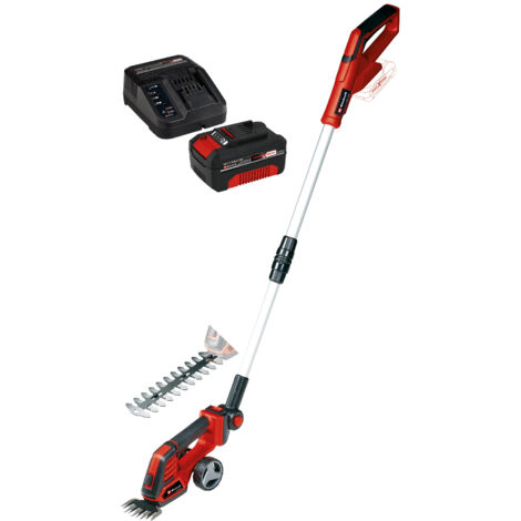 EINHELL Cisaille sans fil pour gazon et arbustes GE-CG 18/100 Li T + Kit de démarrage (1/5)