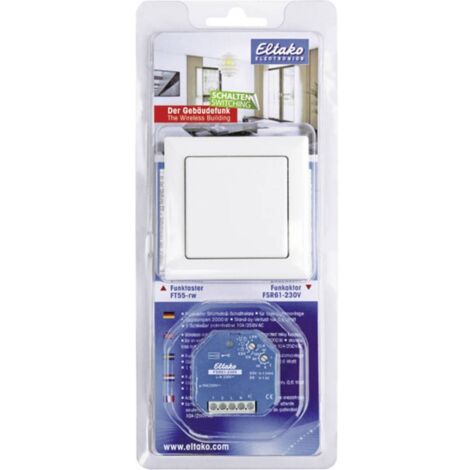 BPS55 Blister-Pack Schalten Eltako sans fil Kit de démarrage compteur énergétique en façade, encastré Puissance de coup (1/2)