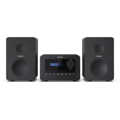 Système HiFi SHARP XL-B520D, noir, DAB+, Bluetooth, MP3, lecteur CD