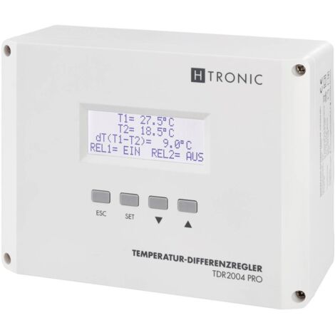H-TRONIC Régulateur de différence de température TDR2004 pro, blanc (1/5)