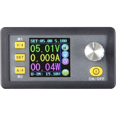 Alimentation de laboratoire réglable 0-50V 0-5A 250W – Borne à vis télécommandable – Construction étroite – Écran OLED couleur – Joy-It - D825461