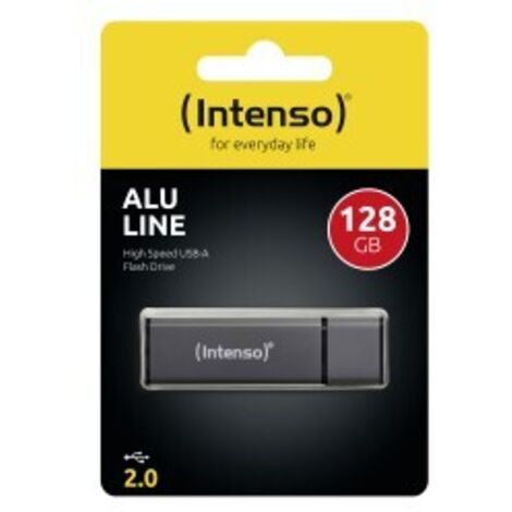 Clé USB INTENSO Alu Line 3521495 USB 2.0 128 Go anthracite (1/5)