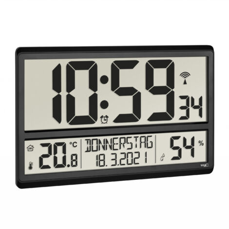 TFA-Dostmann 60.010709 station météorologique digital Black Battery (1/2)