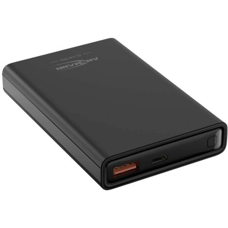 Ansmann PB222PD Powerbank (batterie supplémentaire) 10000 mAh LiPo USB-A, USB-C® noir D100282 (1/7)