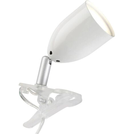 Lampe pince LED BRILLIANT Leo, 3 W, 250 lm, 3000 K, blanc (1/4)