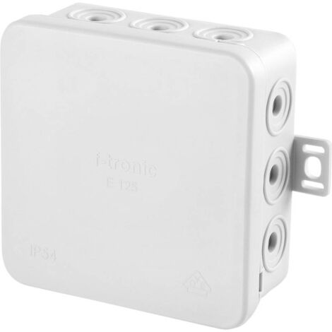 F-Tronic 7340139 Boîte de dérivation (L x l x H) 75 x 75 x 40 mm gris clair IP54 10 pc(s) C600661 (1/3)