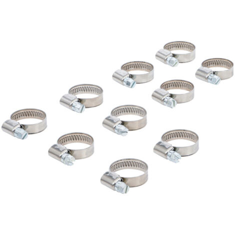 BGS Colliers inoxydable 16 x 25 mm 10 pièces