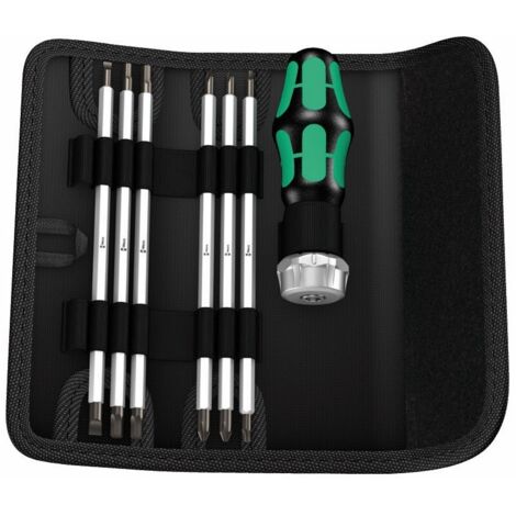 Set de tournevis WERA Kraftform Kompakt Vario RA, 05073665001, 7 pièces