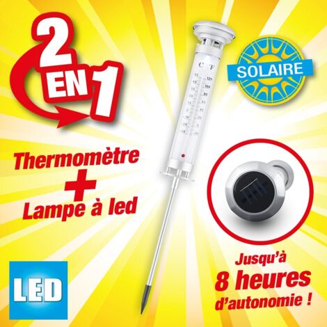 Lampe thermomètre à énergie solaire (1/4)