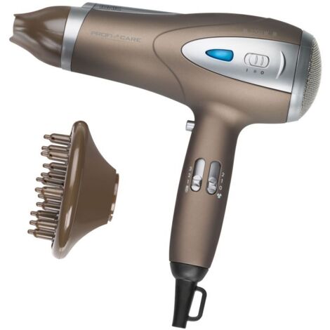 PROFICARE Sèche-cheveux PC-HTD 3113, fonction ionisation, 2200W, marron