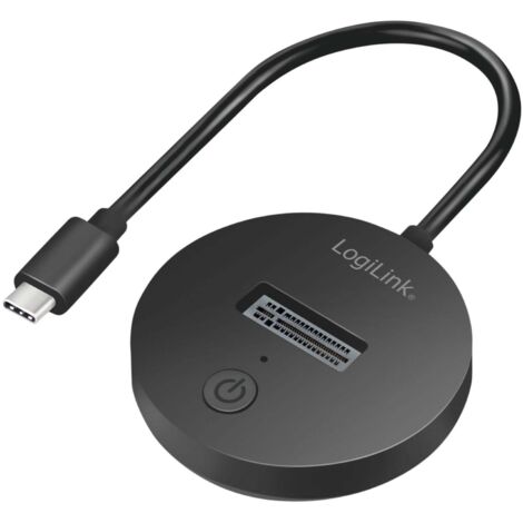 LOGILINK Station d'accueil pour disque dur, 1 port pour M.2 NVME et SATA, noir (1/5)