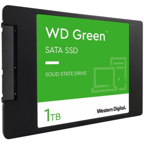 WESTERN DIGITAL SATA-SSD WD Green, 1 To, 7mm, 6,35 cm (2,5")