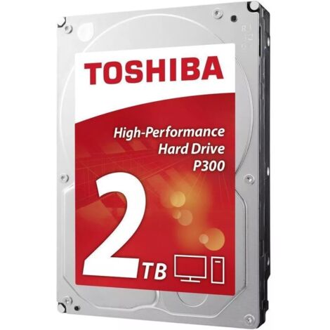 TOSHIBA HDD P300 HDWD220UZSVA 2 To, 8,9 cm (3.5") (1/5)