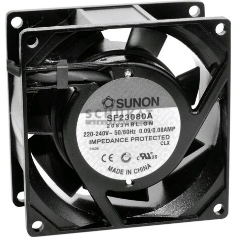Ventilateur axial SUNON SF23080A2083HSL, 80x80x38 mm, 230 V (1/3)