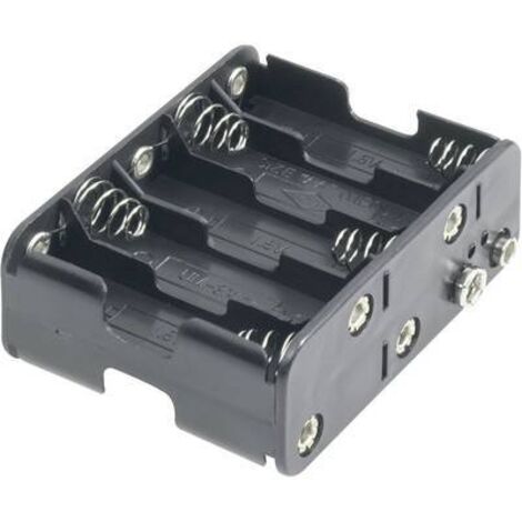 Porte-piles GOOBAY, 10x AA, connexion par clip (1/2)