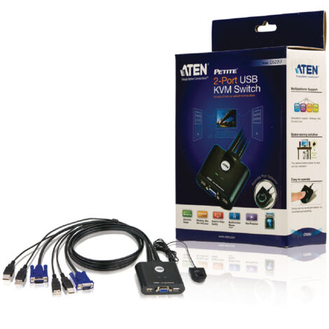 Commutateur électronique USB ATEN CS22U (1/5)