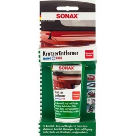 Sonax - Rénovateur plastique transparent 75 ml - pour verre, plexiglas et acrylique