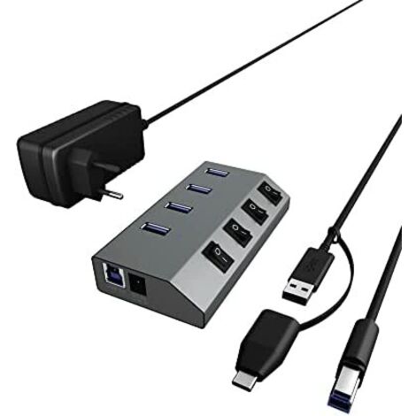 Hub USB ICY BOX IB-HUB1405 à 4 ports (1/4)
