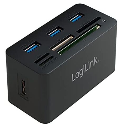 LOGILINK USB 3.0 Lecteur de cartes CR0042, 3x USB-A (1/3)