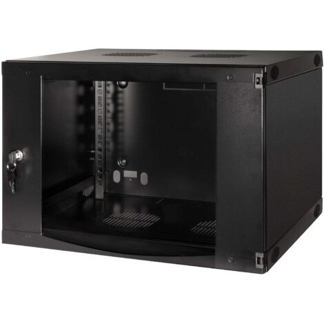 LOGILINK Boîtier mural 19" W06F64B, monobloc, 6U, gris foncé (1/5)