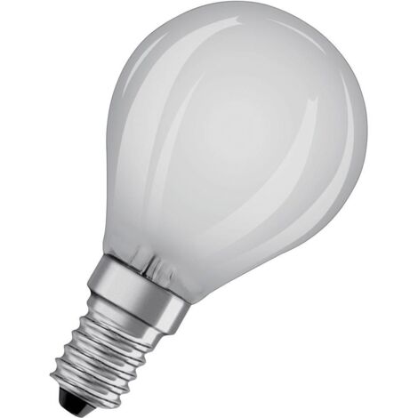Ampoule LED OSRAM, E14, 2,8W, 2700K, EEK : F, 250lm, blanc chaud (1/2)