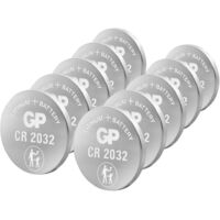 GP Batteries GPCR2032-2CPU10 Pile Bouton Lithium 3V Clair