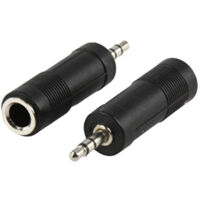 Adaptateur jack stéréo 3,5 mm mâle vers femelle 6,3 mm
