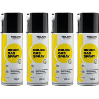 TESLANOL Spray d'air comprimé 26002, 200 ml, 4 pièces