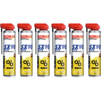 SONAX Huile multifonctions, SX90 PLUS EasySpray, 400 ml, 6 pièces