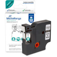 Ruban d'étiquetage MEDIARANGE MRDY45013 remplace Dymo D1/45013/S0720530
