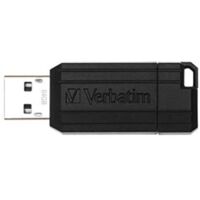 Verbatim Clé USB 64Go Pinstripe Store 'n Go 11R/8W noir (49065)