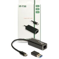 Adaptateur réseau USB ARGUS IT-732, USB-C, 2,5 GBit/s