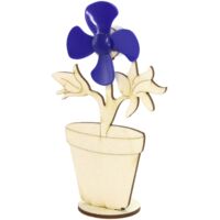 Kit SOL-EXPERT, fleur solaire « Gentiane bleue »