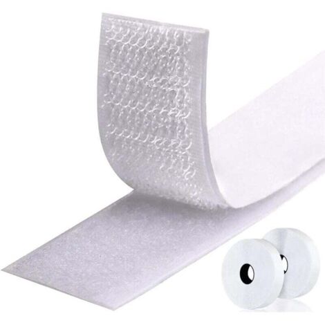 cm x 4 m selbstklebendes Klebeband, selbstklebende Streifen mit Kleberückseite, Streifen mit Klebstoff – weiß